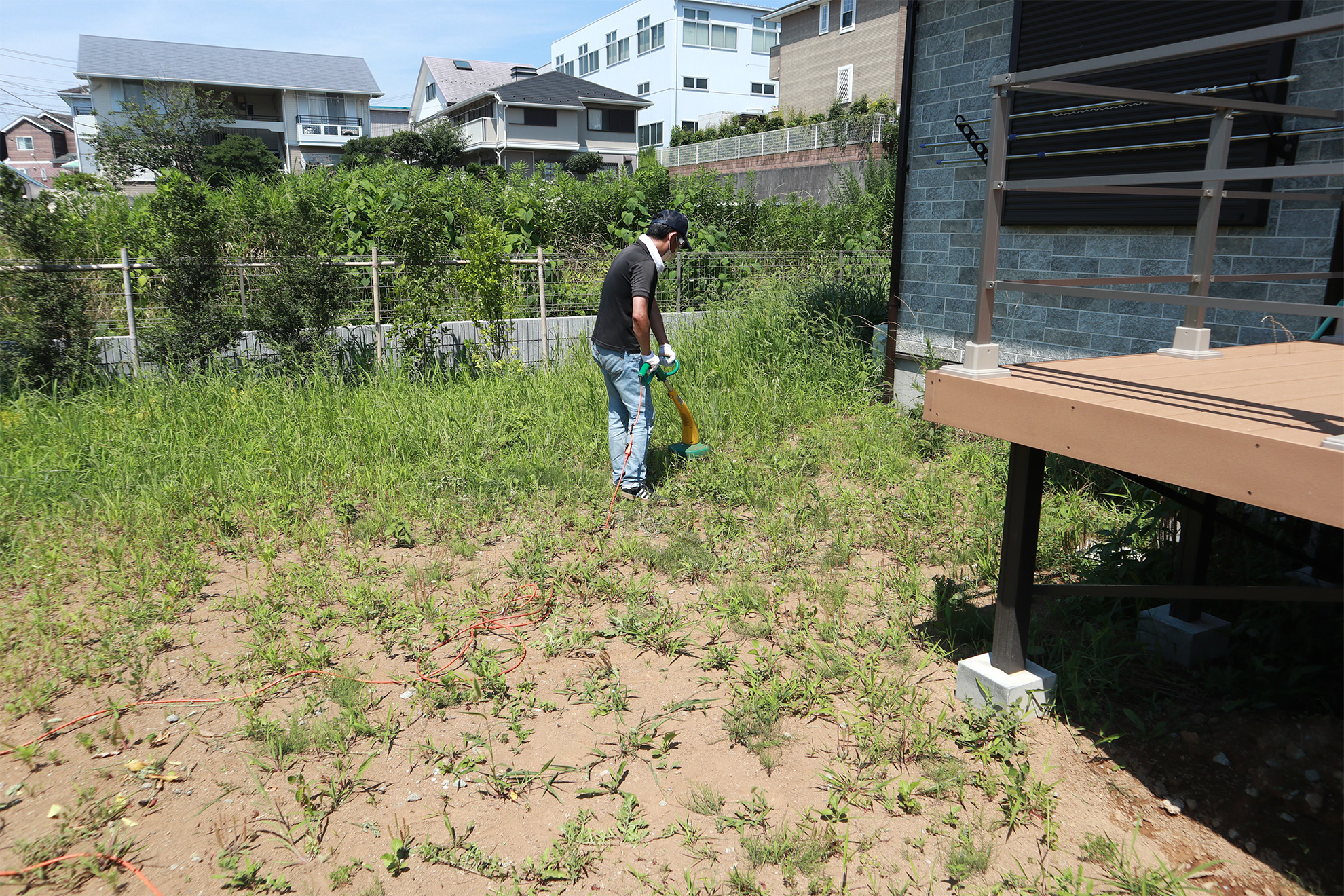 HABI-LIFE湘南石川の草刈りをしました！
